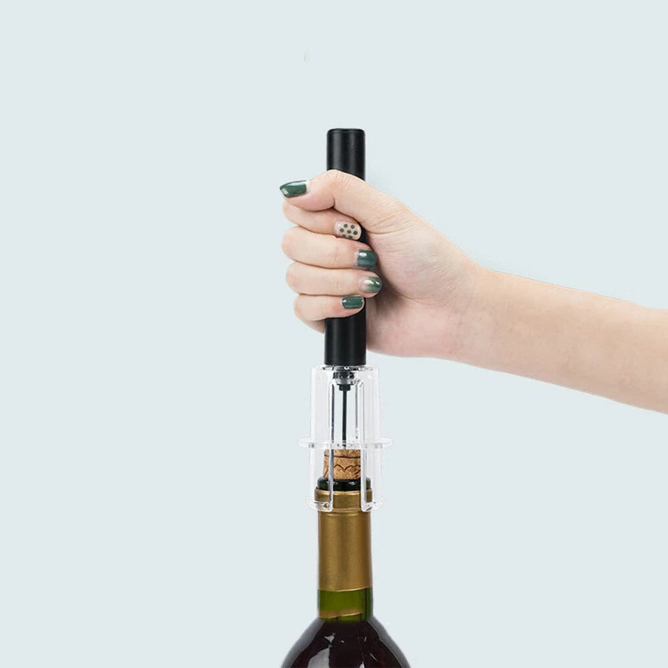 Red Wine Bottle Opener Air Pump Corkscrew Easy Cork Remover Pressure Wine Opener Tool